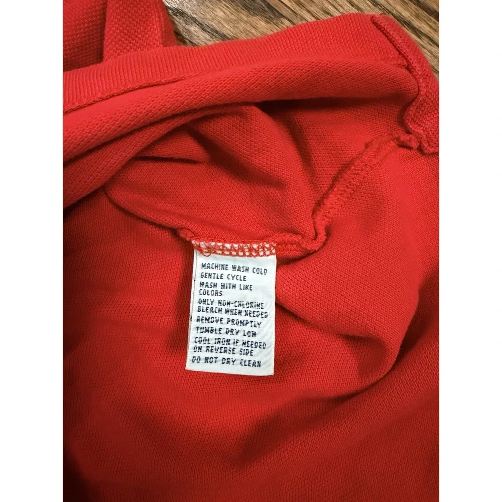 Ralph Lauren Polo Red Big Pony Polo Shirt Youth L‎ Red Black Short Sleeve Preppy